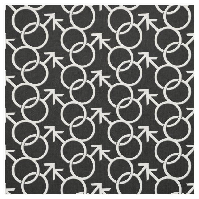 Gay Pride Fabric Man Liebe Same-Sex-Stoff Stoff (Muster)