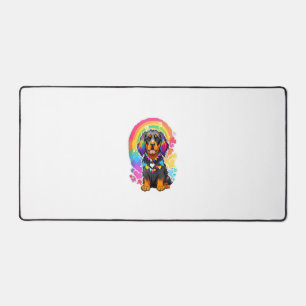 Gay Pride Flag Gordon Setter Dog Lover Rainbow Pri Schreibtischunterlage