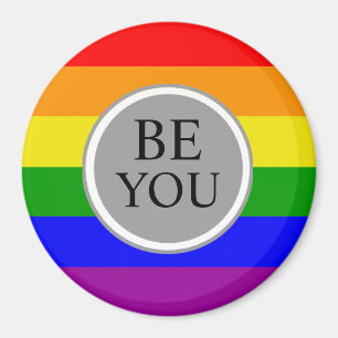 Gay Pride Flag Sei du Magnet