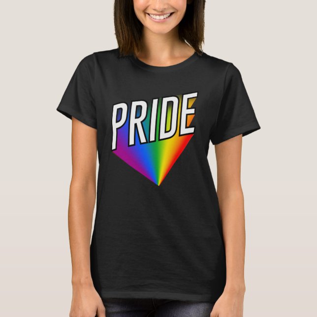 Gay Pride-Flag-T - Shirt (Vorderseite)