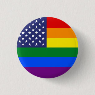"GAY PRIDE-FLAGGE " BUTTON