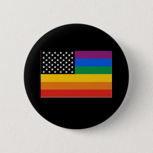 Gay Pride-Flagge Button