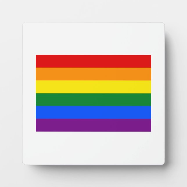 Gay Pride Fotoplatte (Vorderseite)