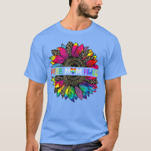 Gay Pride Free Mama Hugs Sunflower LGBT T-Shirt