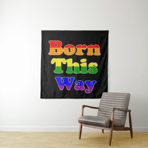 Gay Pride Geboren Wandteppich