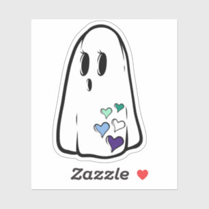 Gay Pride Ghost Aufkleber