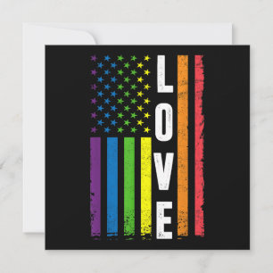 Gay Pride gibt Männern LGBT Rainbow Flag Gay Lo Dankeskarte