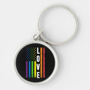 Gay Pride gibt Männern LGBT Rainbow Flag Gay Lo Schlüsselanhänger