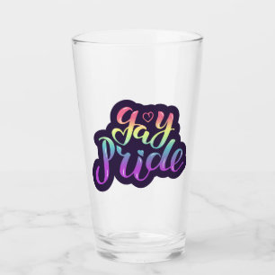 Gay Pride Glas