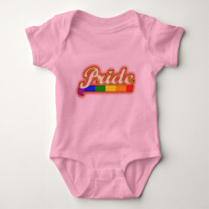 Gay Pride glüht stolz Baby Strampler