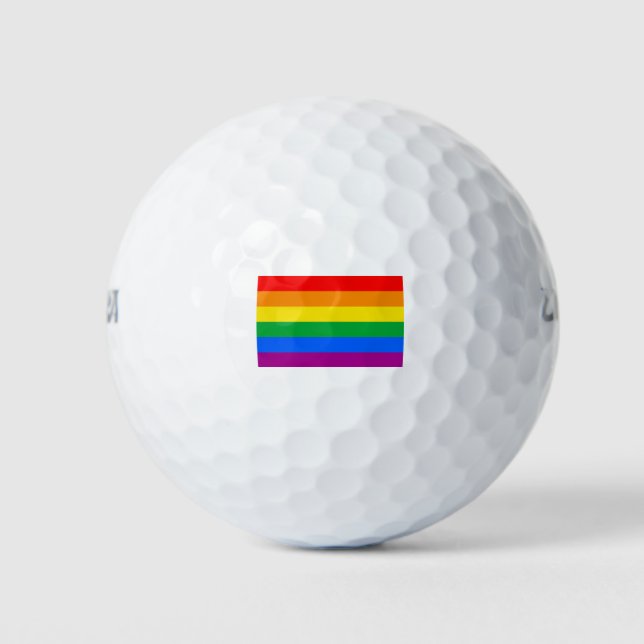 Gay Pride Golfball (Vorderseite)