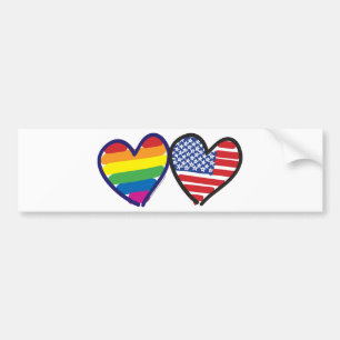 GAY-PRIDE-HEART-AND-FLAG AUTOAUFKLEBER