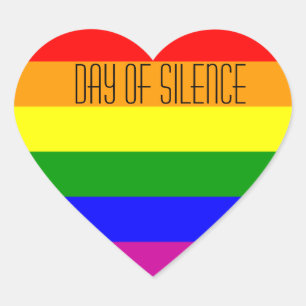 Gay Pride Herz-Aufkleber