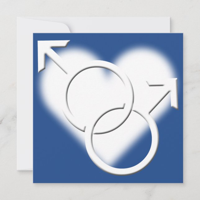 Gay Pride Hochzeitseinladungen Liebe gleichgeschle Einladung (Vorderseite)