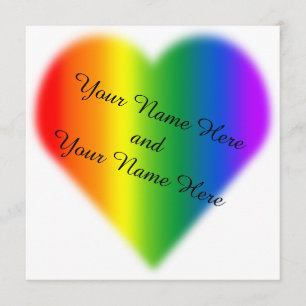 Gay Pride Hochzeitseinladungen Liebe gleichgeschle Einladung
