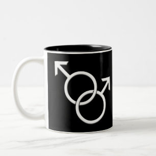 Gay Pride höhlt der Gay Pride-Schalen der Zweifarbige Tasse