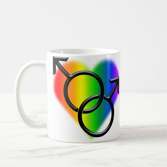 Gay Pride höhlt der Gay Pride-Schalen-Geschenke Tasse (Links)