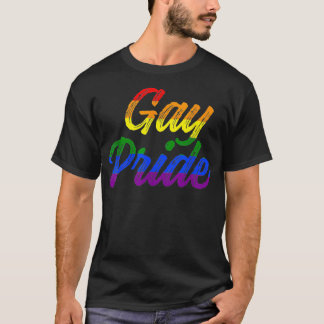 Gay Pride Homosexuelle Bisexuelle Sensibilisierung T-Shirt