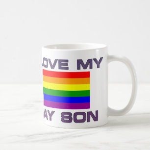 GAY PRIDE I LIEBE MEIN GAY SON KAFFEETASSE