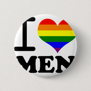 Gay Pride - i-Liebe mein Kamerad Button