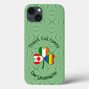 Gay Pride Irland Kanada Shamrock-Flagge Personalis Case-Mate iPhone Hülle