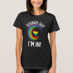 Gay Pride klingt schwul ich bin in Men Longbt Rain T-Shirt
