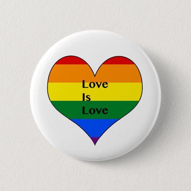 Gay Pride-Knopf Button (Vorderseite)