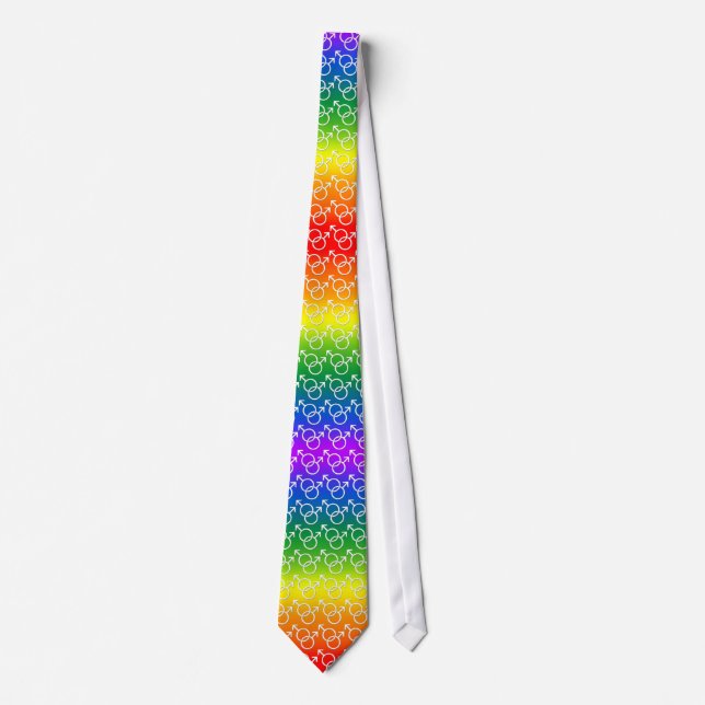 Gay Pride-Krawatte Gay Pride-Neckties Krawatte (Vorderseite)