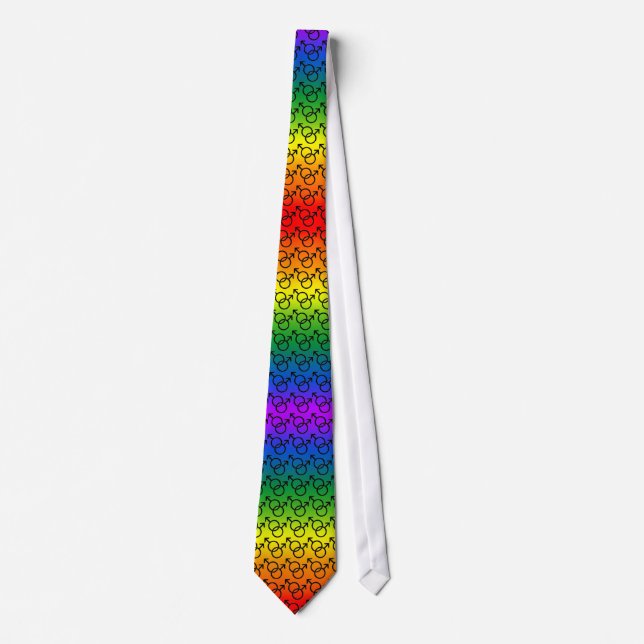 Gay Pride-Krawatte Gay Pride-Neckties Krawatte (Vorderseite)