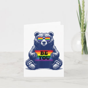 Gay Pride Lesbian Stolz sei Ihr Freund Karte