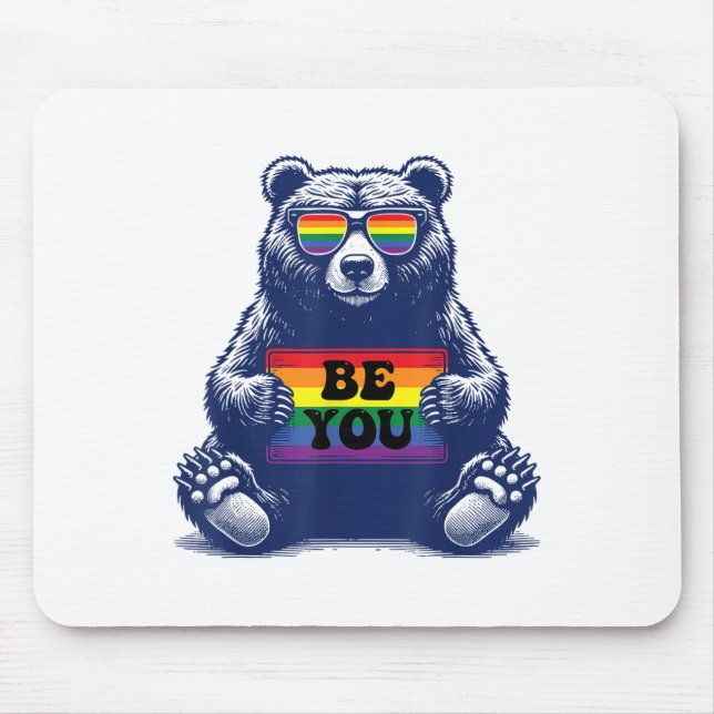Gay Pride Lesbian Stolz sei Ihr Freund Mousepad (Vorne)