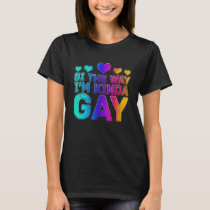 Gay Pride Lgbt Boys Men Bi So wie ich Kinda Gay bi T-Shirt