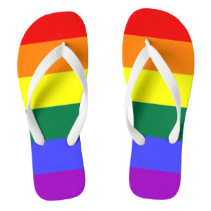 Gay Pride LGBT-Regenbogenflagge Flip Flops