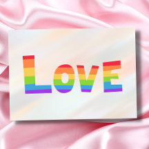 Gay Pride LGBT Regenbogenflagge Love is Love LGBTQ