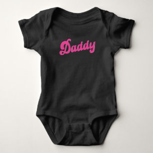Gay Pride LGBT Rosa Bär Gay Daddy  Baby Strampler