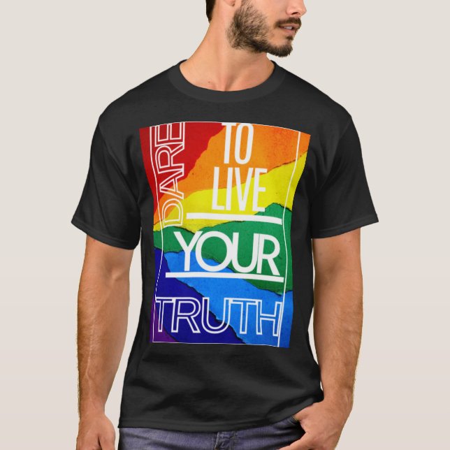 Gay Pride LGBTQ Mens T-Shirt (Vorderseite)