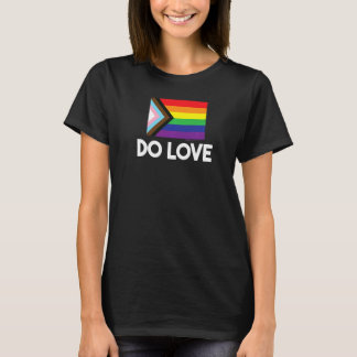 Gay Pride Liebe-Fortschritt-Flag T-Shirt