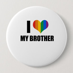 Gay Pride-Liebebruder Button