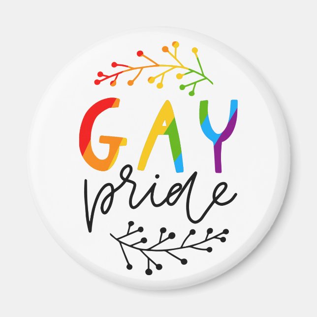 Gay Pride Magnet (Vorne)