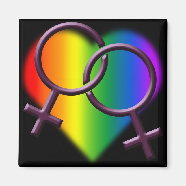 Gay Pride Magnete gleichgeschlechtliche Liebe Gesc (Vorne)