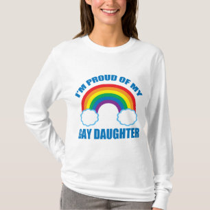 Gay Pride Mama ich bin stolz auf meine Tochter Rai T-Shirt
