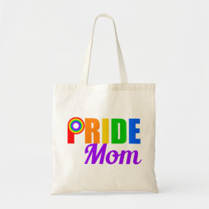 Gay Pride Mama Rainbow Text LGBTQ Tragetasche