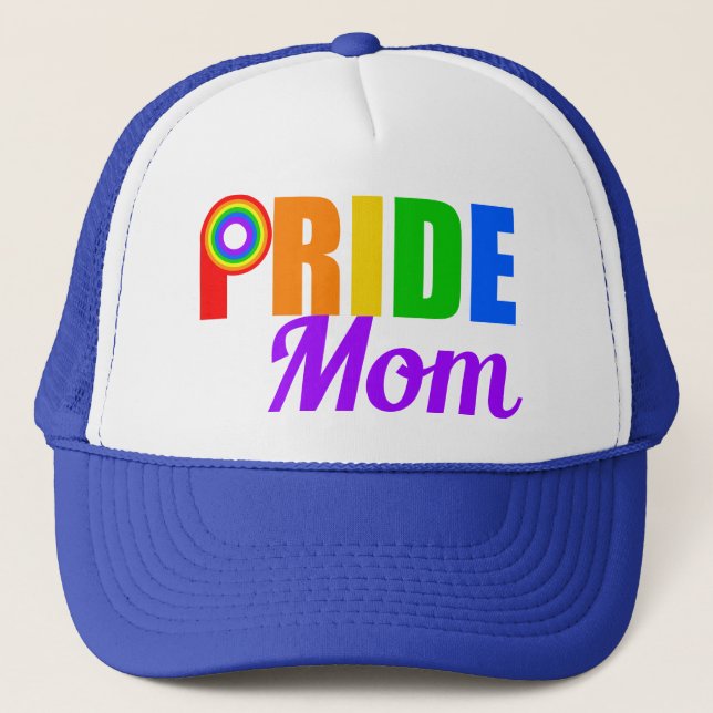 Gay Pride Mama Truckerkappe (Vorderseite)