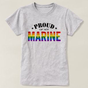 Gay Pride-Marineregenbogen-Flagge T-Shirt