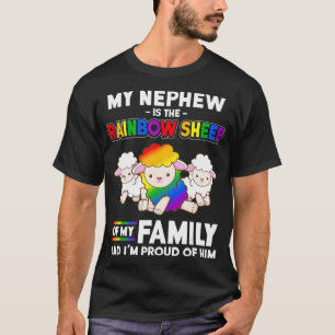 Gay Pride Monat Geschenk mein Nephew ist Regenboge T-Shirt