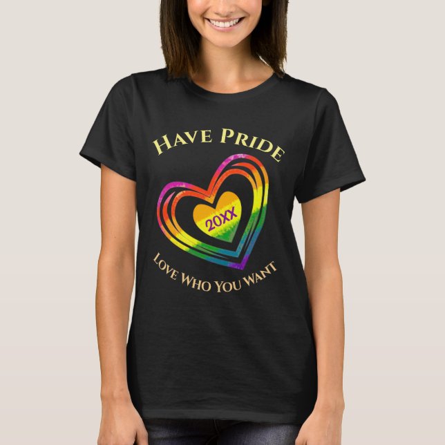 Gay Pride Monat LGBTQ Liebe, die Sie Gewollt benut T-Shirt (Vorderseite)