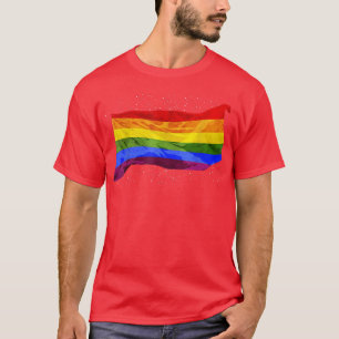 Gay Pride Monat Regenbogenflagge Que LGBTQ Menschl T-Shirt