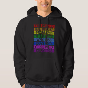 Gay Pride Monat Schuld hat die Welt größere Proble Hoodie