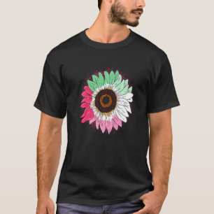 Gay Pride Monat Sonnenblume Abrosexual Flag Lgbtq  T-Shirt