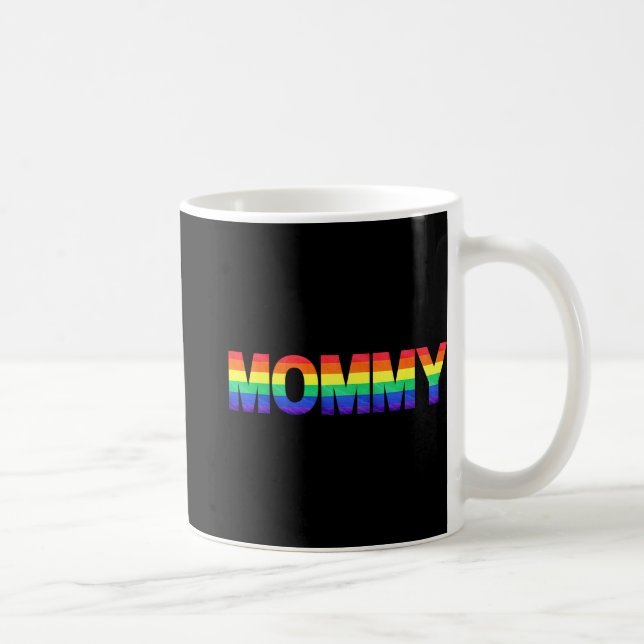 Gay Pride Month Lgbtq Mütter Tag Regenbogenflagge  Kaffeetasse (Rechts)